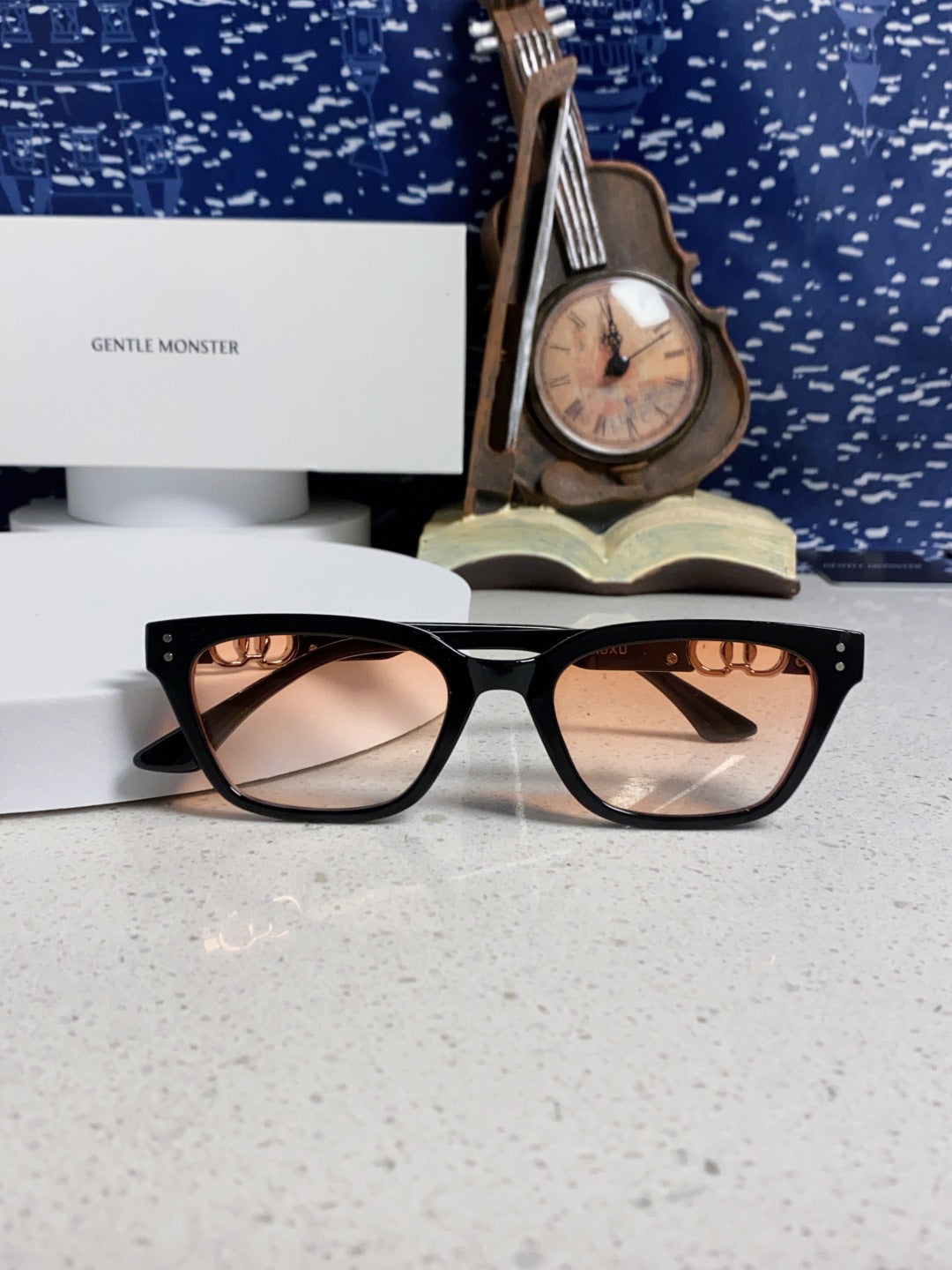 Gentle Monster XOXO Square Brown Lens Sunglasses for Men & Women - 416473 - detail image 9