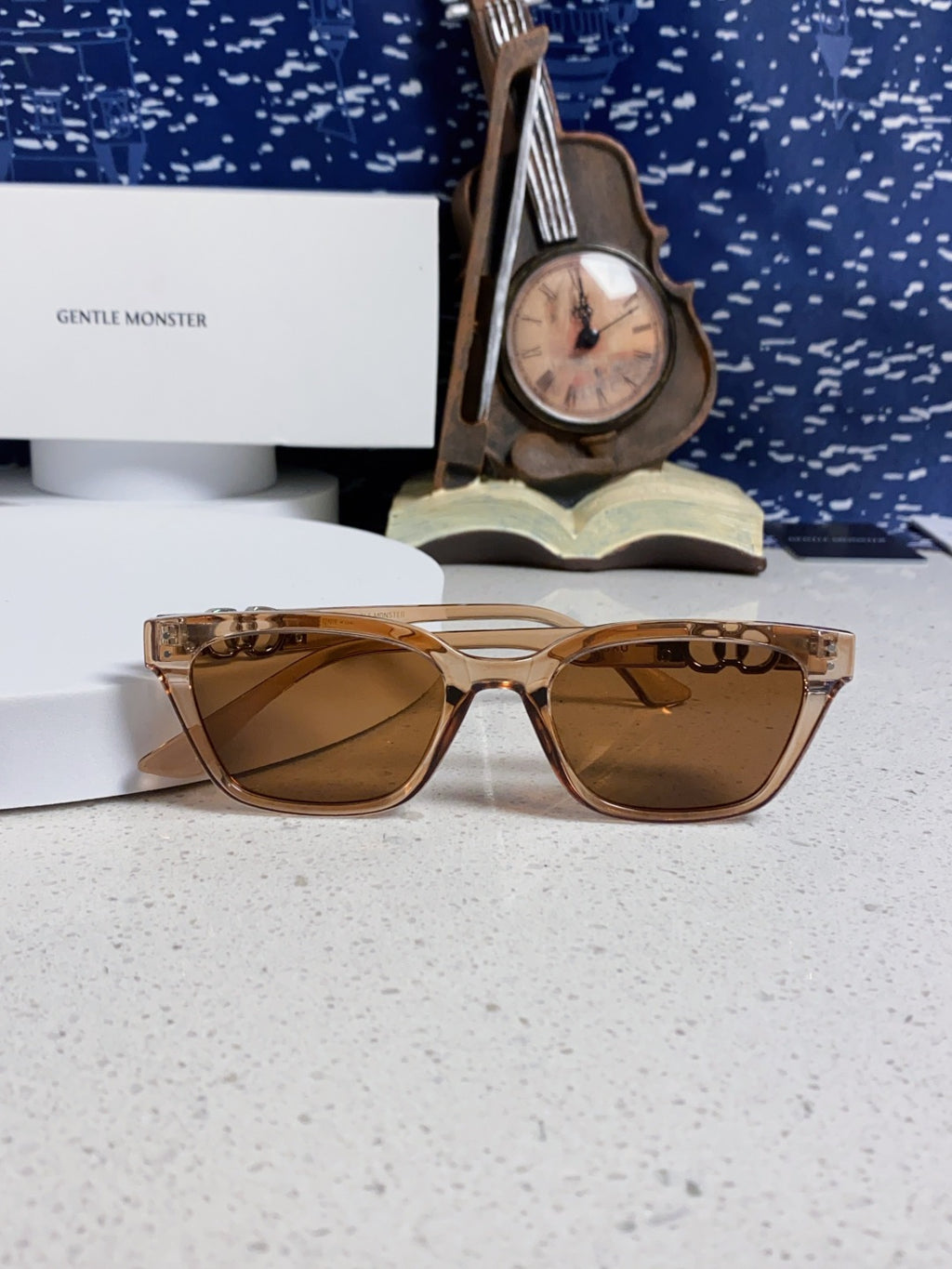 Gentle Monster XOXO Square Brown Lens Sunglasses for Men & Women - 416474 - detail image 9