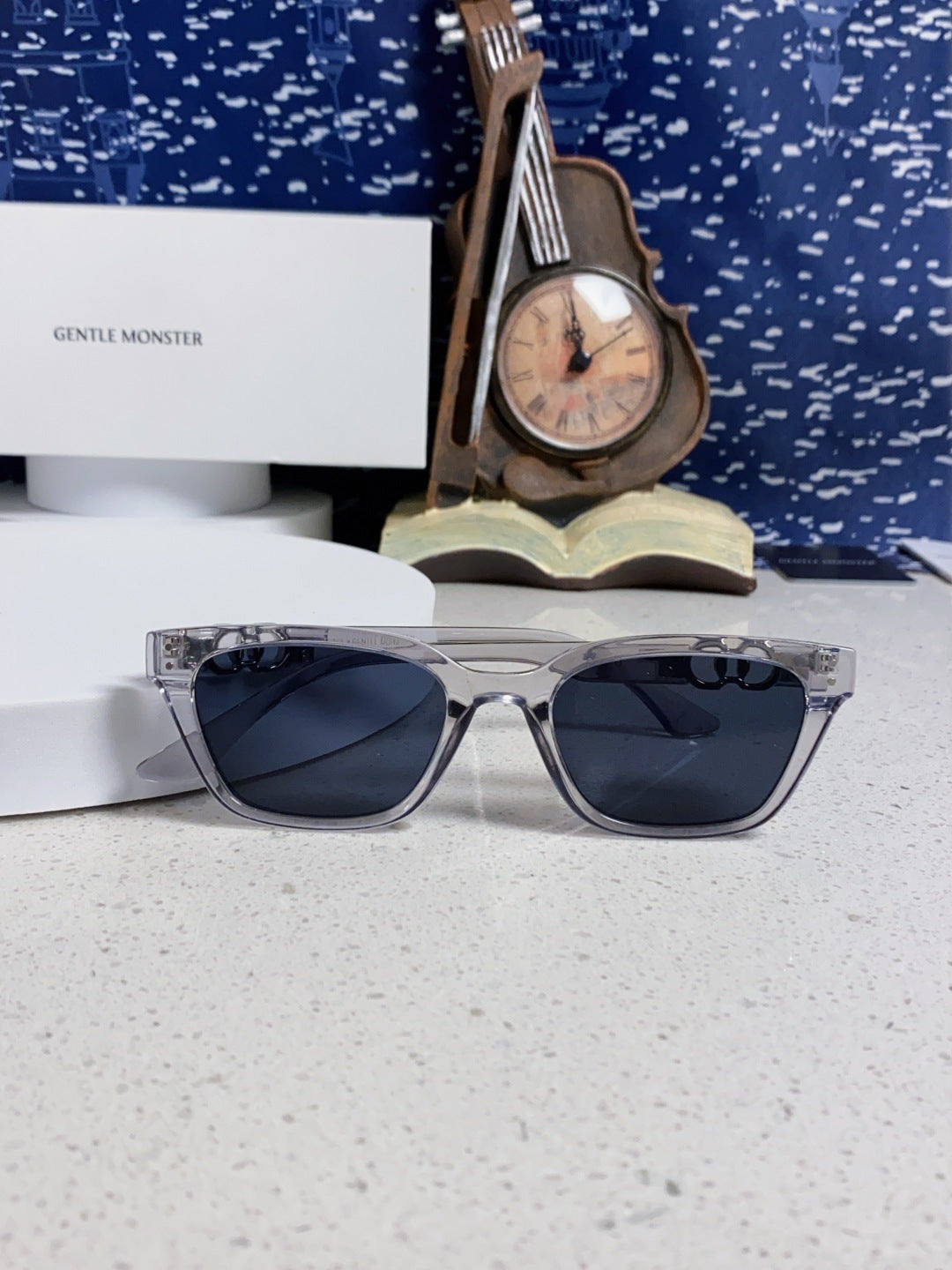 Gentle Monster XOXO Square Blue Lens Sunglasses for Men & Women - detail image 9