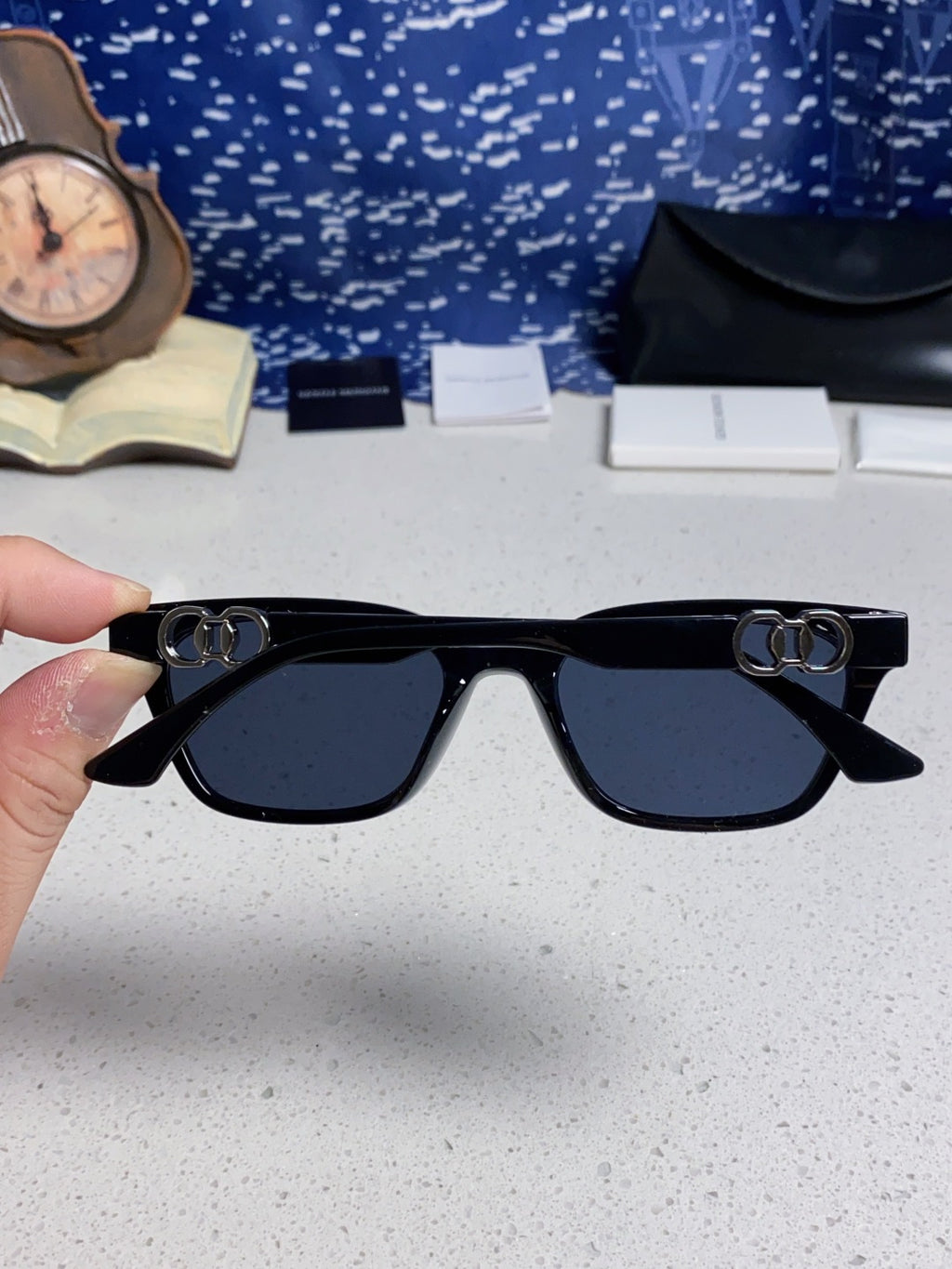 Gentle Monster XOXO Square Black Lens Sunglasses for Men & Women - 867260 - detail image 5
