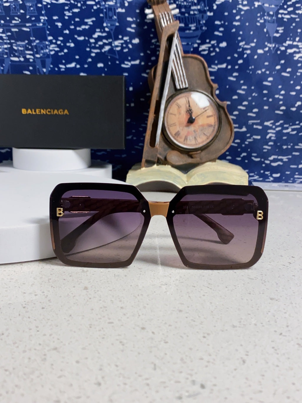 Balenciaga Square Gray Lens Sunglasses for Men & Women - 867211 - detail image 8