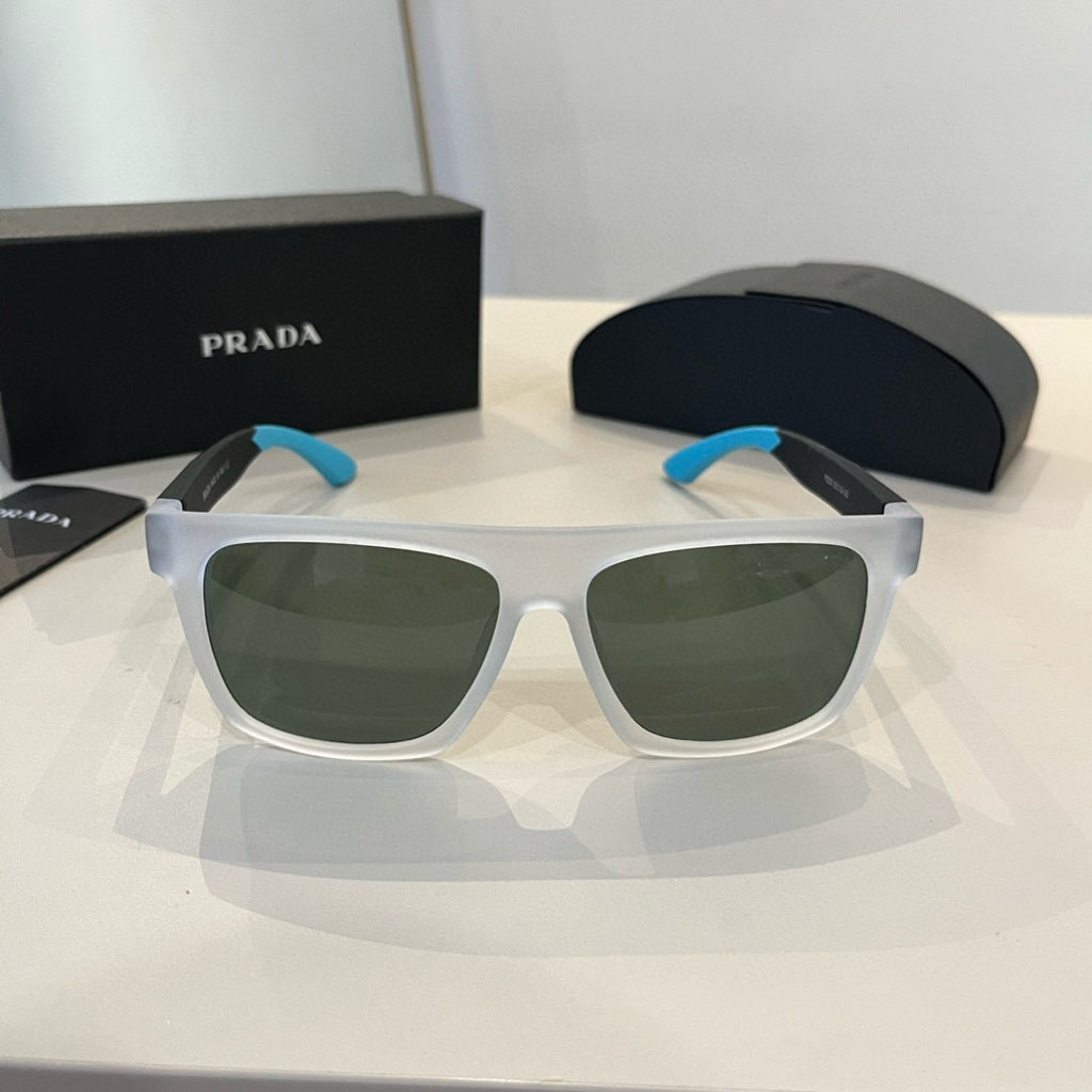 Prada Polarized Fashion Silver Lens Sunglasses for Men - 449350 - detail image 2