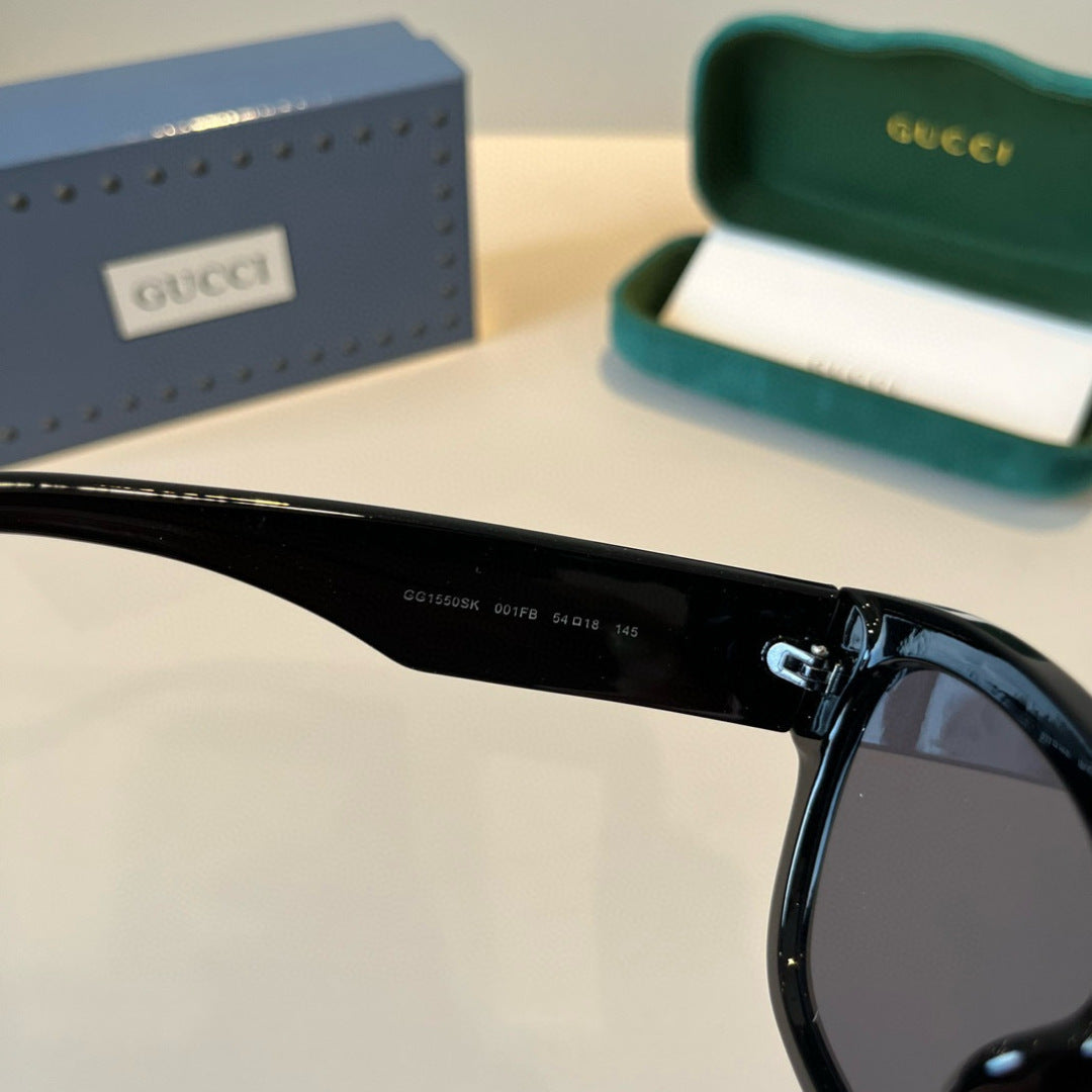 Gucci Oversized Black Lens Sunglasses for Men & Women - 448855 - detail image 9