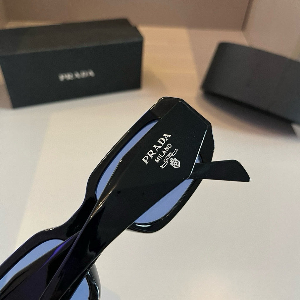 Prada SPR17WF Fashion Blue Lens Sunglasses for Men & Women - detail image 7