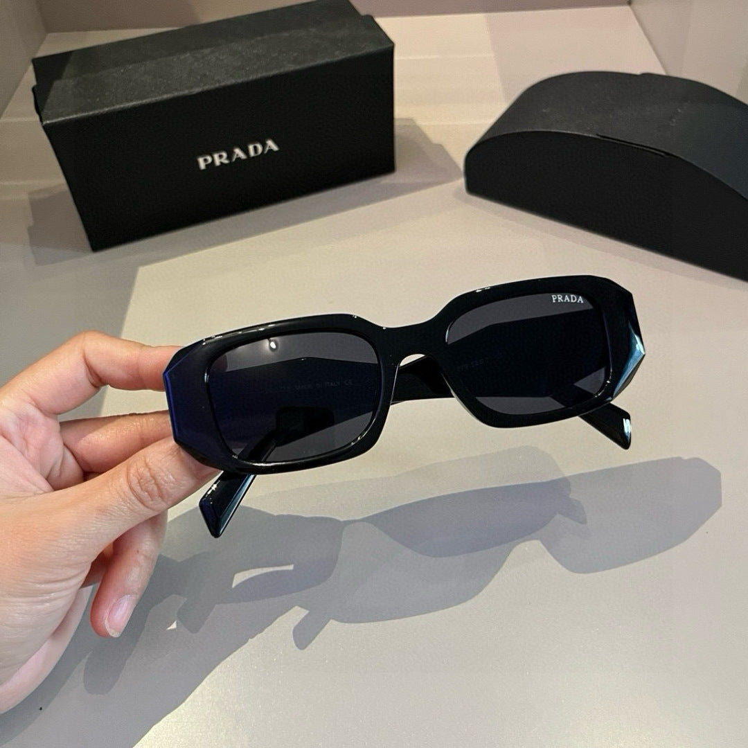 Prada SPR17WF Fashion Gold Lens Sunglasses for Men & Women - detail image 4