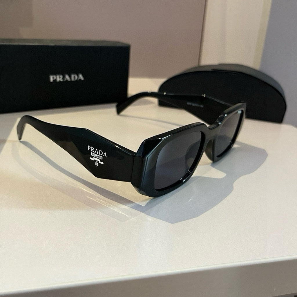 Prada SPR17WF Fashion Gold Lens Sunglasses for Men & Women
