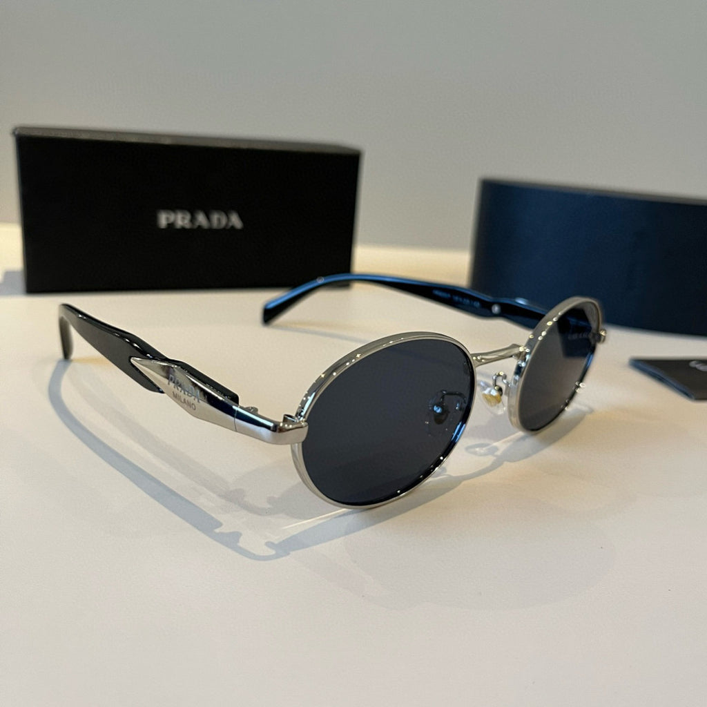 Prada Fashion Silver Lens Sunglasses for Men & Women - 449387
