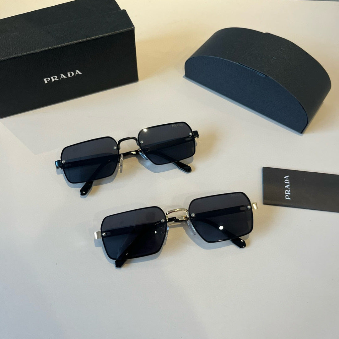 Prada Polarized Fashion Silver Lens Sunglasses for Men - 465565 - detail image 11