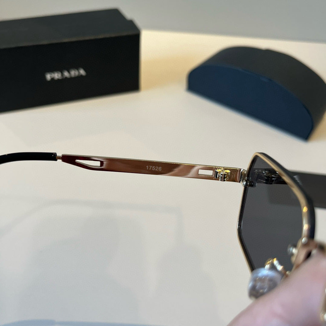 Prada Polarized Fashion Silver Lens Sunglasses for Men - 465565 - detail image 10