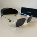 Prada Fashion Silver Lens Sunglasses for Men - 432064