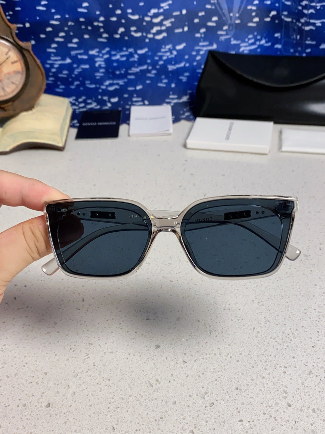 Gentle Monster MONDO Square Black Lens Sunglasses for Men & Women - 488064 - detail image 4