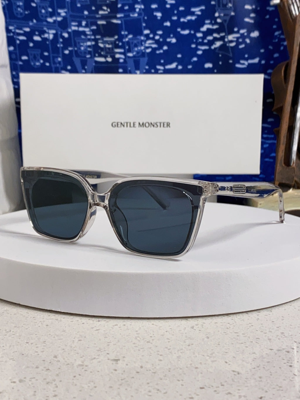 Gentle Monster MONDO Square Black Lens Sunglasses for Men & Women - 358891