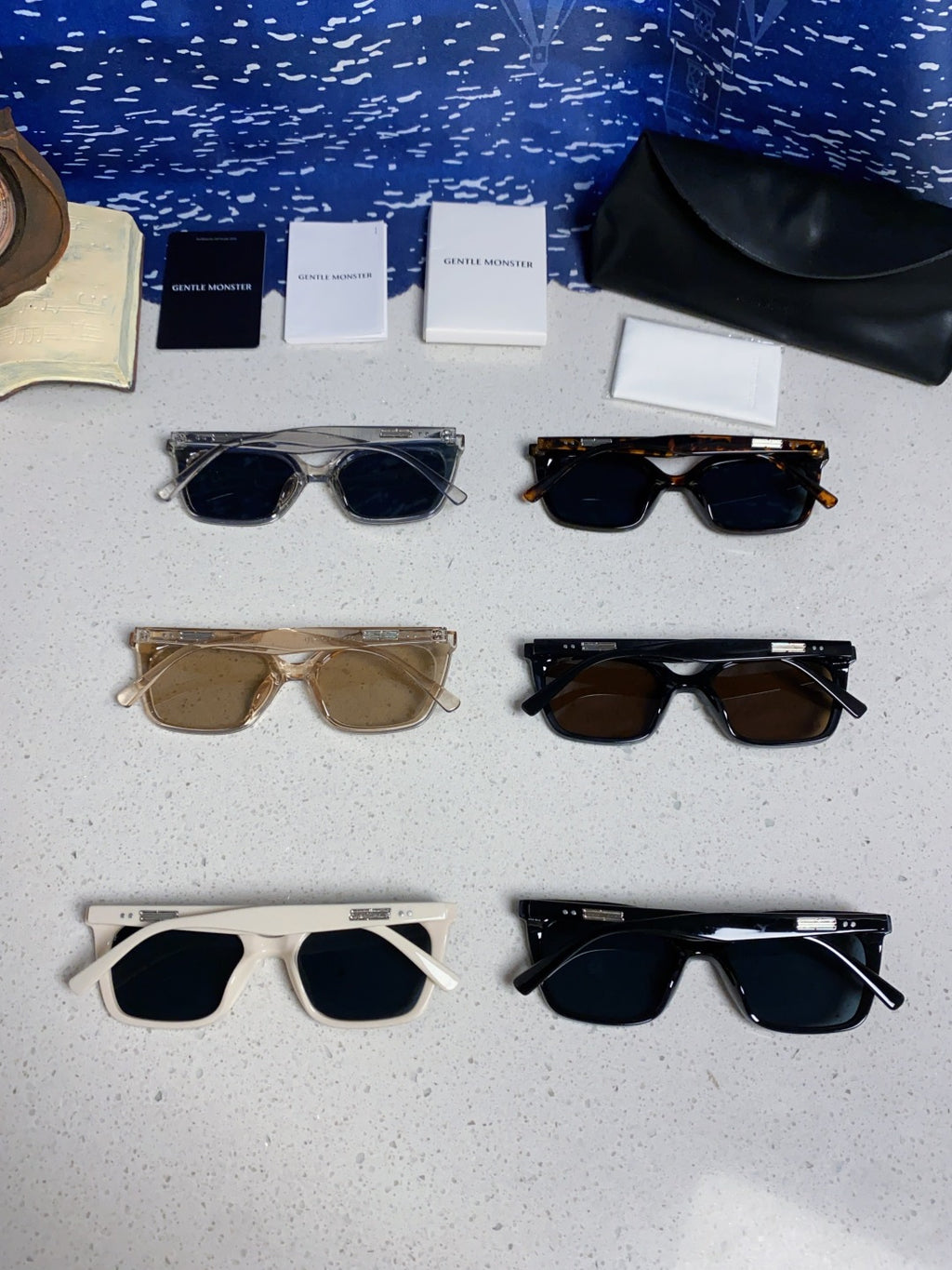 Gentle Monster MONDO Square Black Lens Sunglasses for Men & Women - 358891 - detail image 11