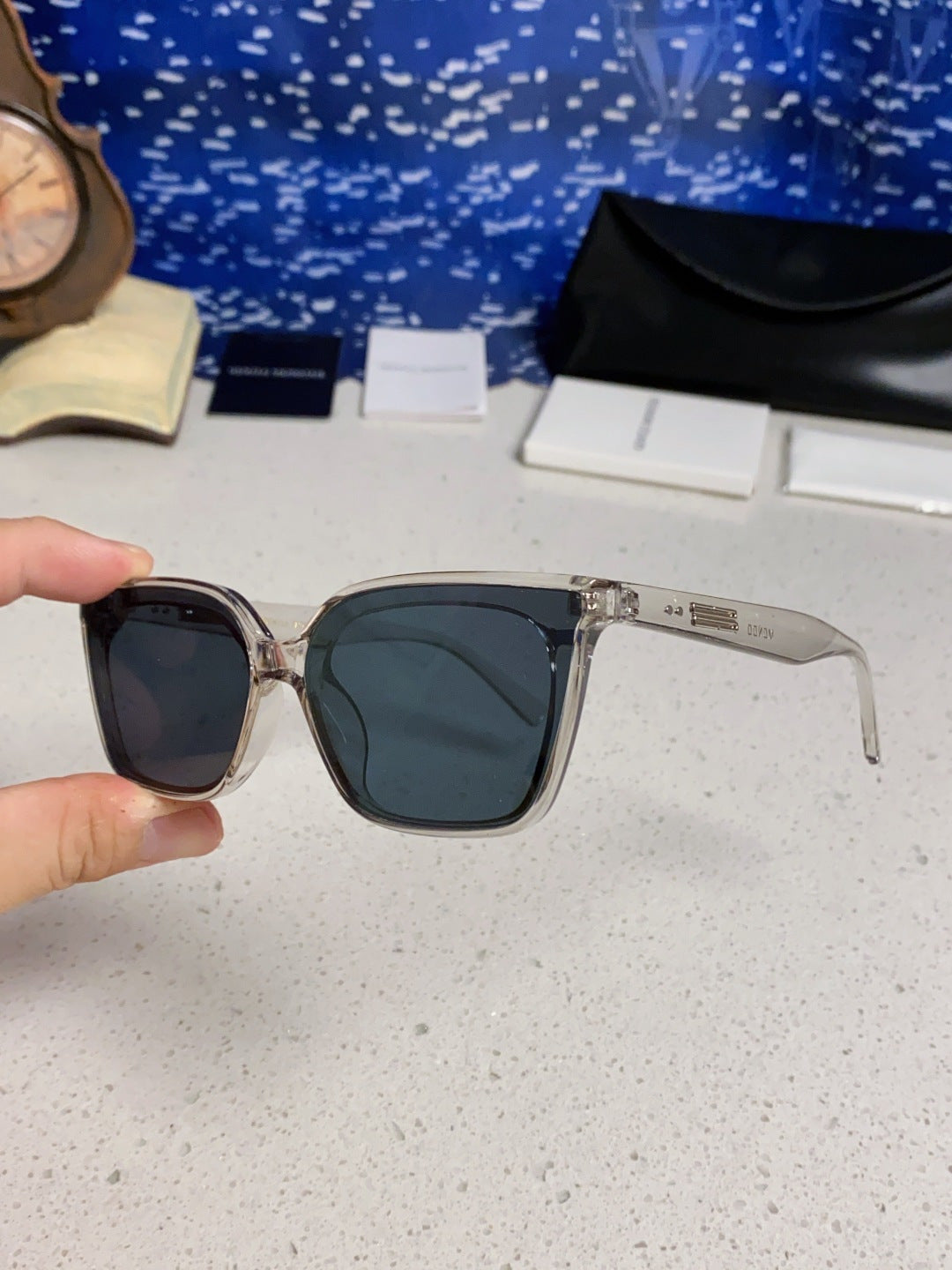 Gentle Monster MONDO Square Black Lens Sunglasses for Men & Women - 488064 - detail image 6