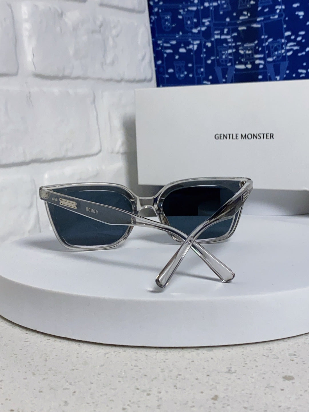 Gentle Monster MONDO Square Black Lens Sunglasses for Men & Women - 358891 - detail image 3