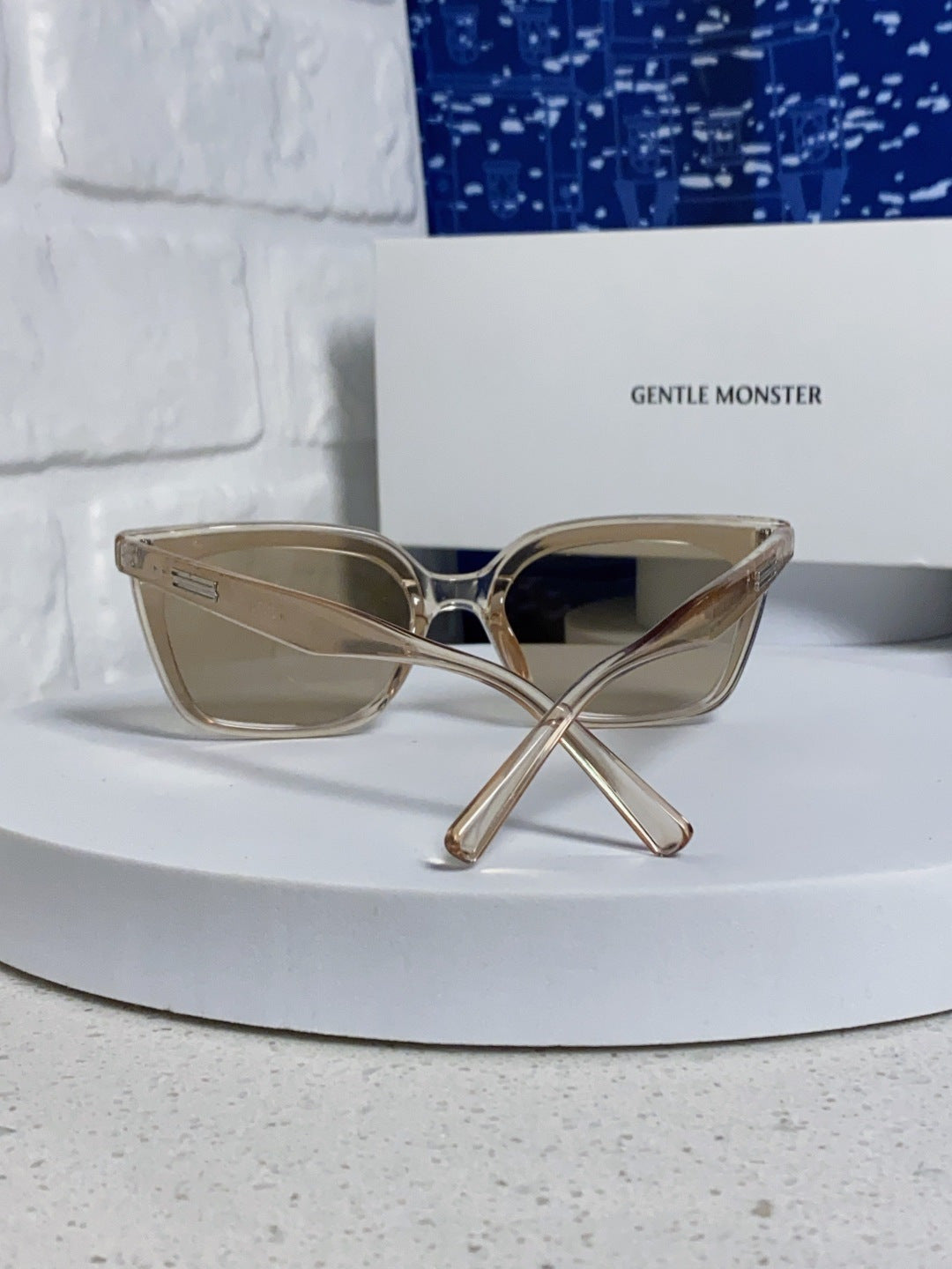 Gentle Monster MONDO Square Brown Lens Sunglasses for Men & Women - 358892 - detail image 3