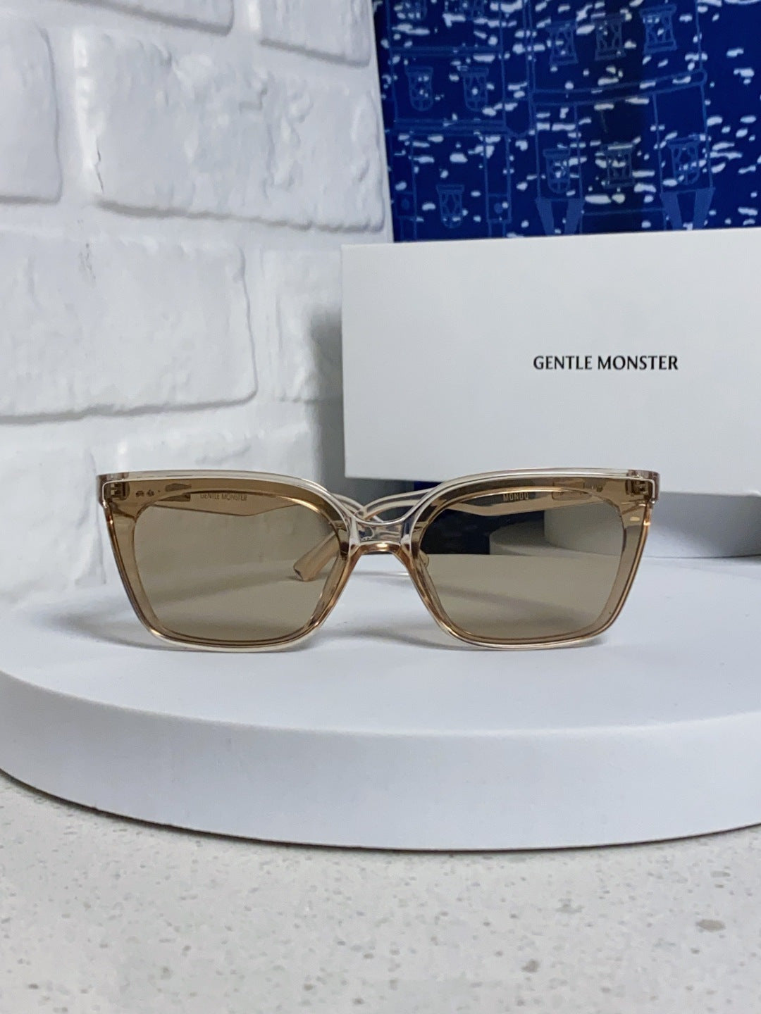 Gentle Monster MONDO Square Brown Lens Sunglasses for Men & Women - 488065 - detail image 2