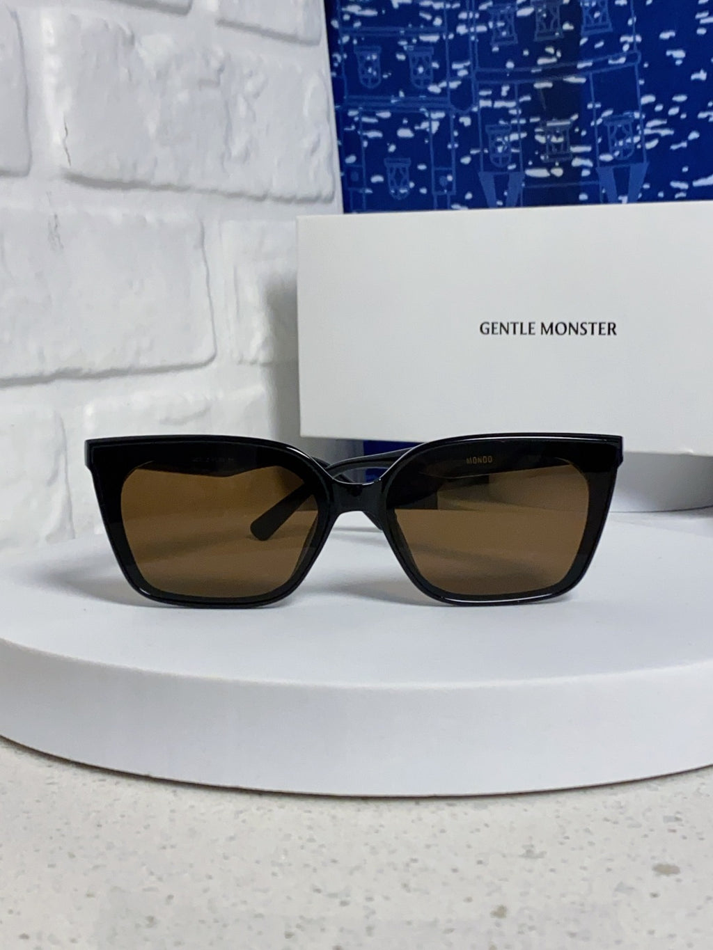 Gentle Monster MONDO Square Brown Lens Sunglasses for Men & Women - 358894 - detail image 2
