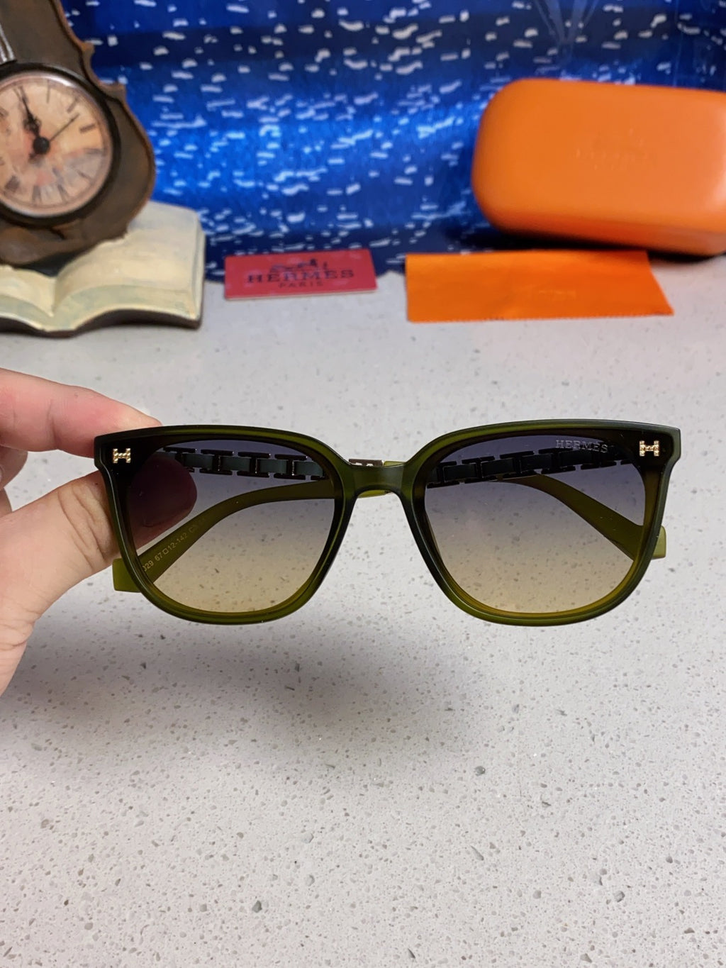 Hermès Fashion Brown Lens Sunglasses for Women - 488114 - detail image 4