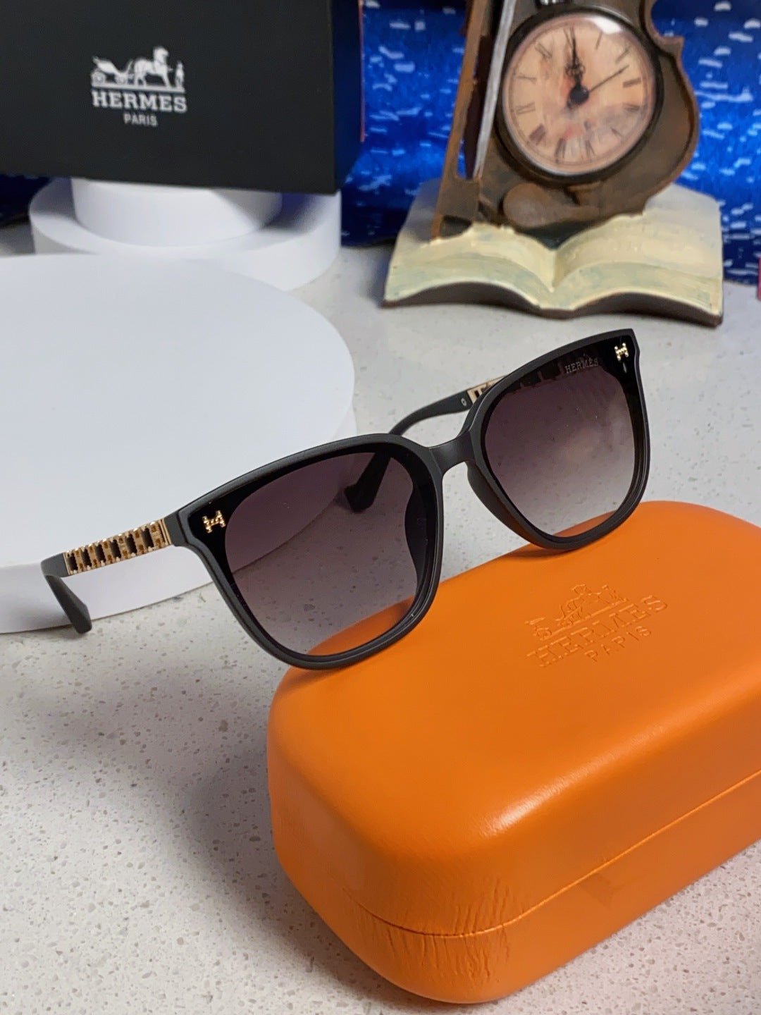 Hermès Fashion Silver Lens Sunglasses for Women - 358933 - detail image 10