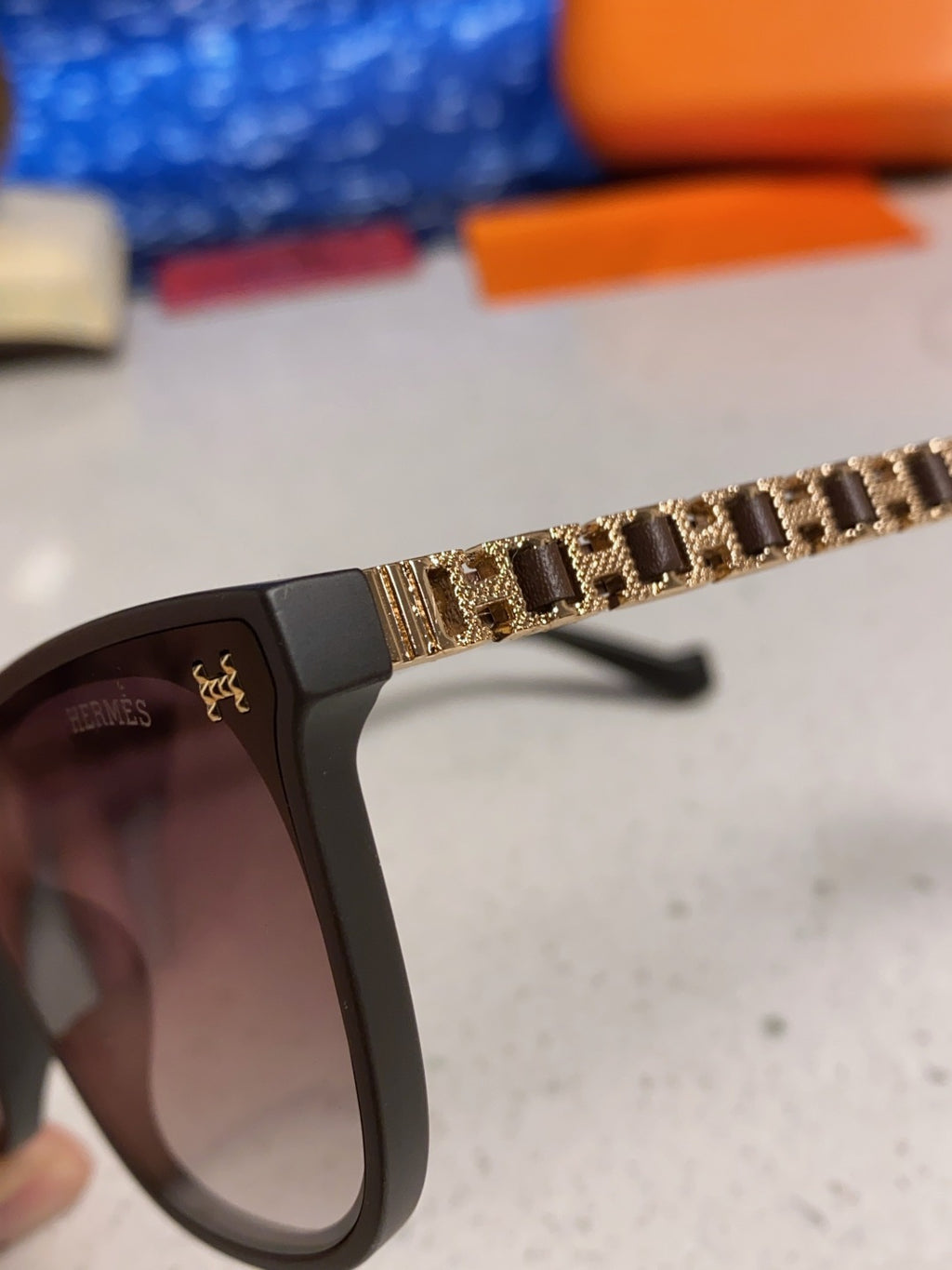 Hermès Fashion Silver Lens Sunglasses for Women - detail image 7