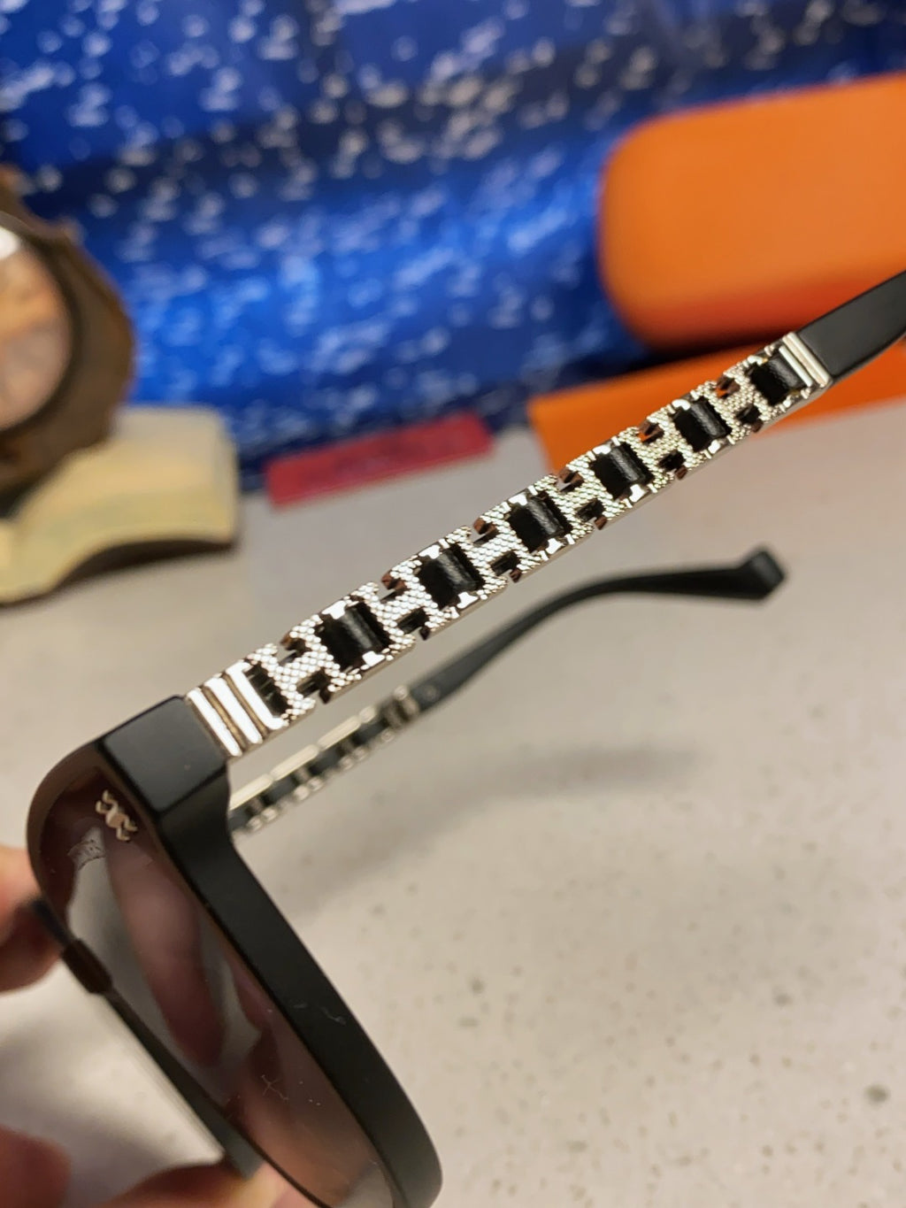 Hermès Fashion Black Lens Sunglasses for Women - detail image 7