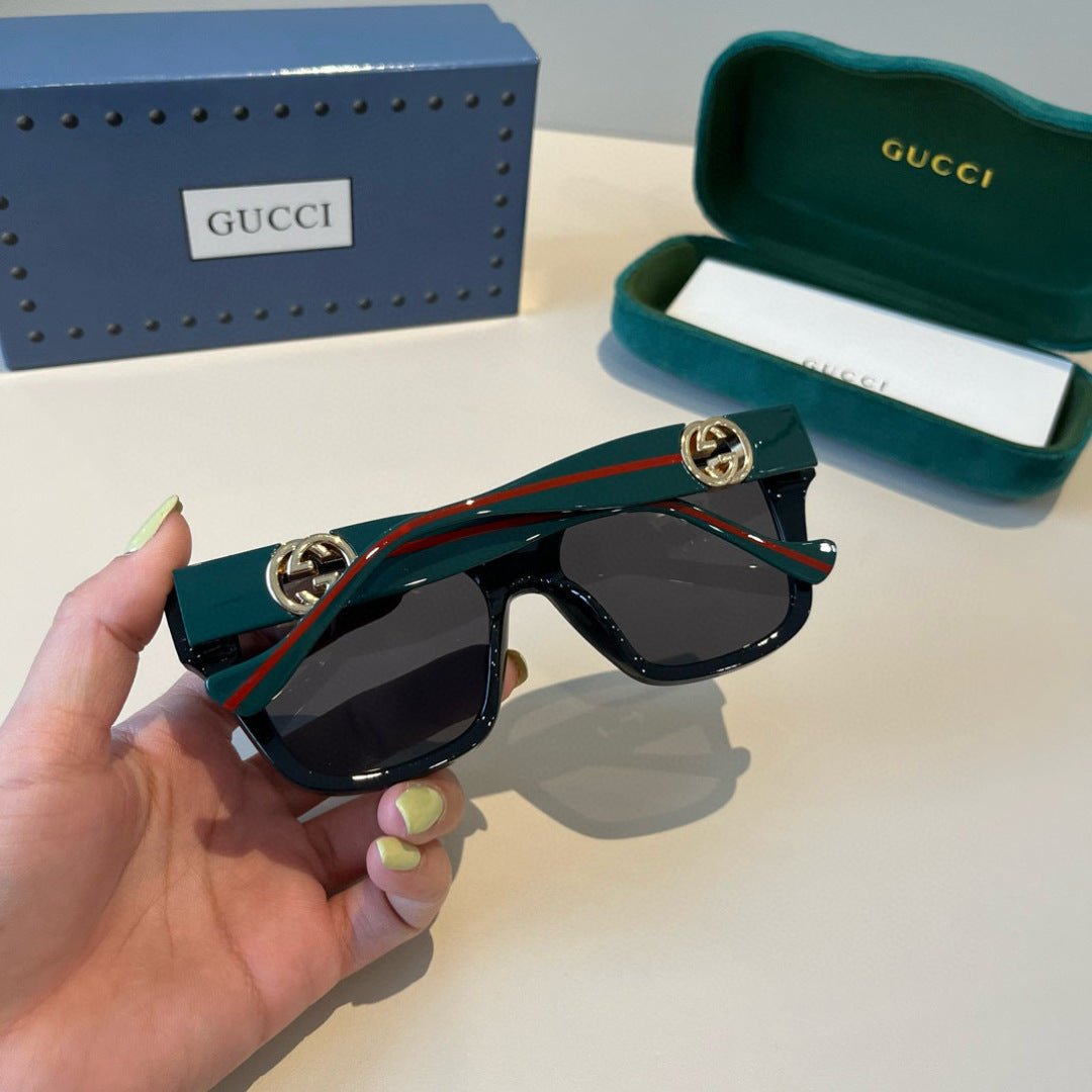 Gucci Oversized Black Lens Sunglasses for Men & Women - 448858 - detail image 8