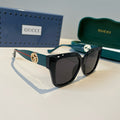Gucci Oversized Black Lens Sunglasses for Men & Women - 486344