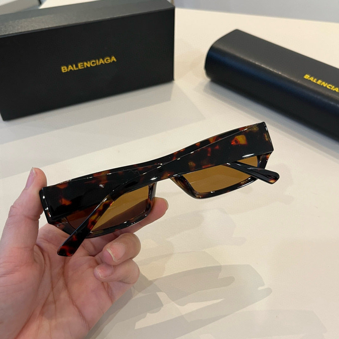Balenciaga Rectangular Brown Lens Sunglasses for Men & Women - 432548 - detail image 7