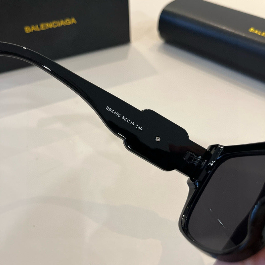 Balenciaga Rectangular Black Lens Sunglasses for Men & Women - 399132 - detail image 9