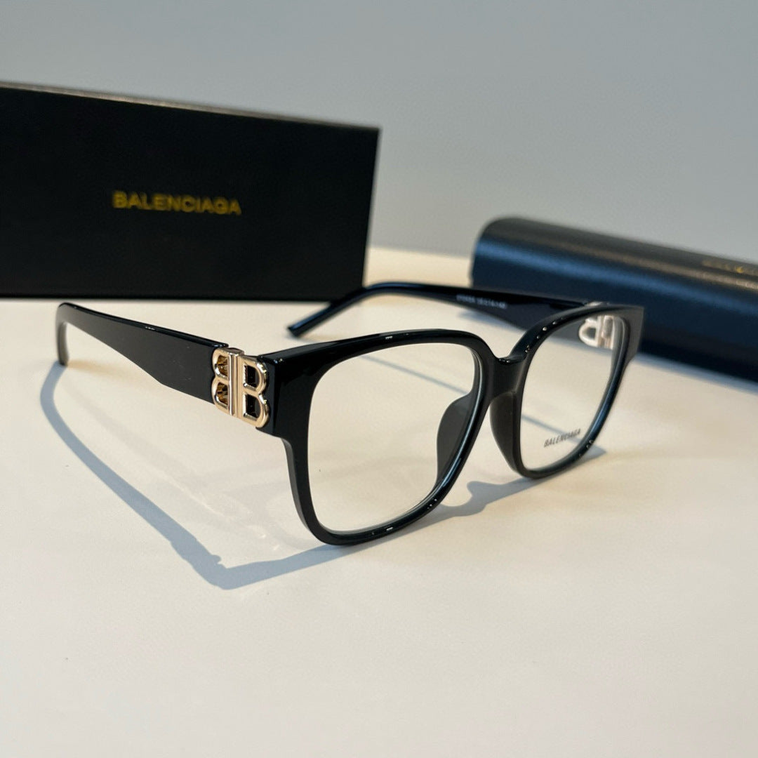 Balenciaga Folding Square Black Lens Sunglasses for Men & Women - 416140