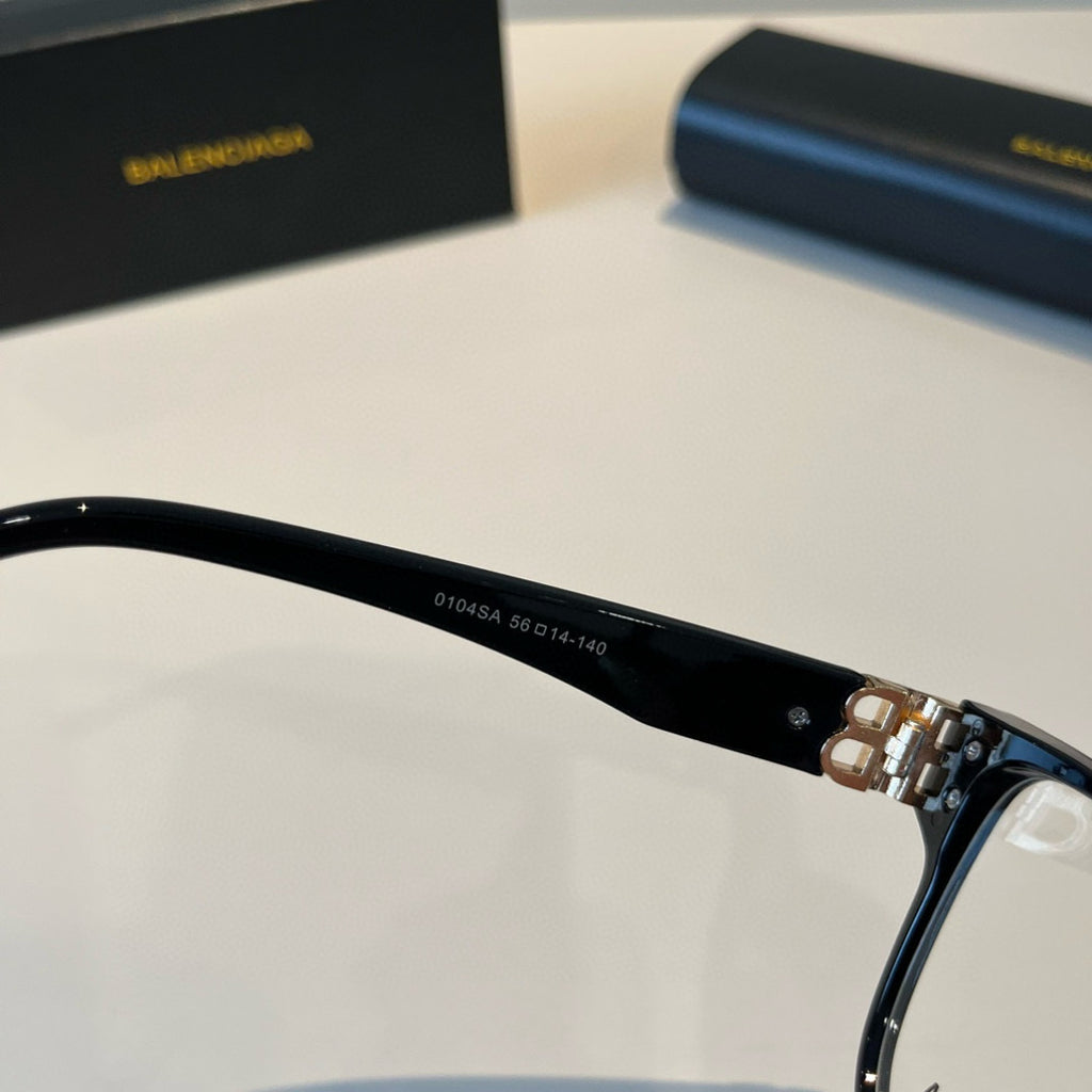 Balenciaga Folding Square Black Lens Sunglasses for Men & Women - 466034 - detail image 10