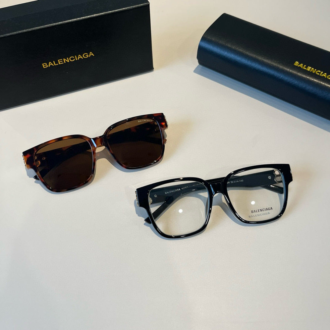 Balenciaga Folding Square Black Lens Sunglasses for Men & Women - 416140 - detail image 11