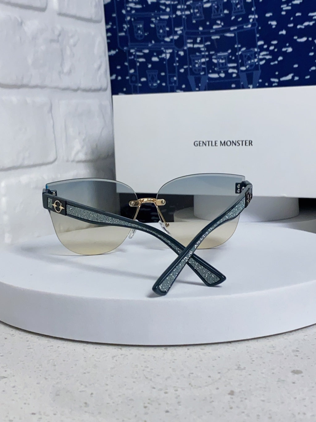 Gentle Monster 8194 Lightweight Rimless Silver Lens Sunglasses for Wo - 372622 - detail image 3