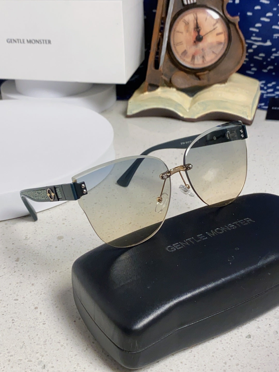 Gentle Monster 8194 Lightweight Rimless Silver Lens Sunglasses for Wo - 372622 - detail image 10