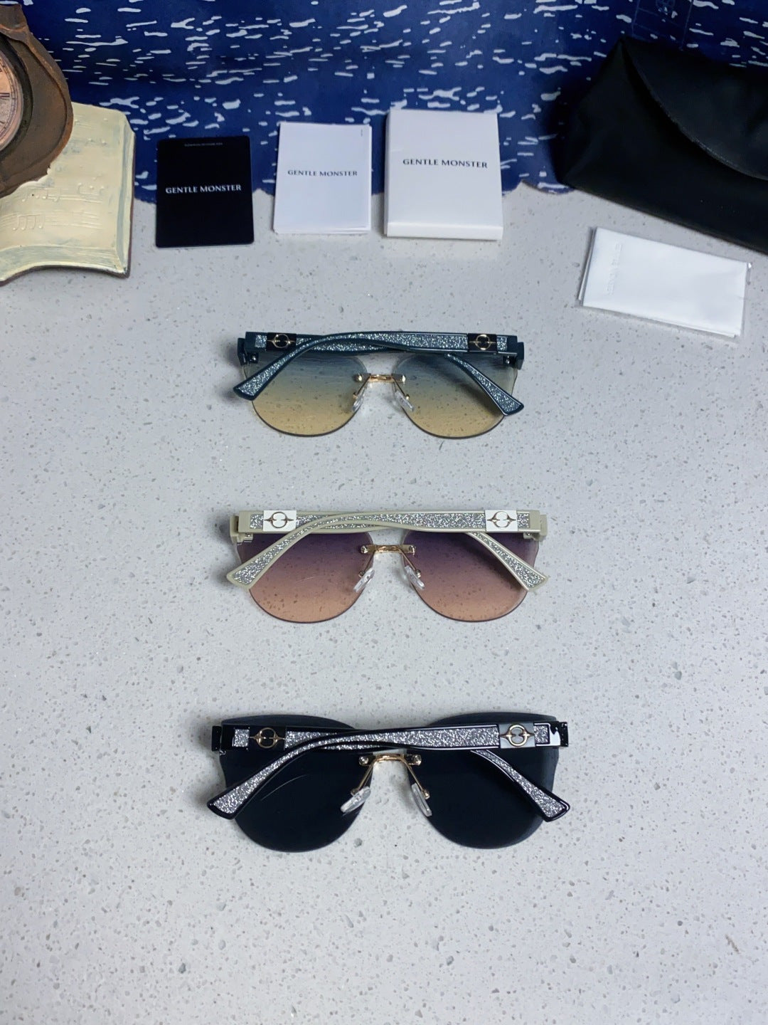 Gentle Monster 8194 Lightweight Rimless Silver Lens Sunglasses for Wo - 935508 - detail image 11