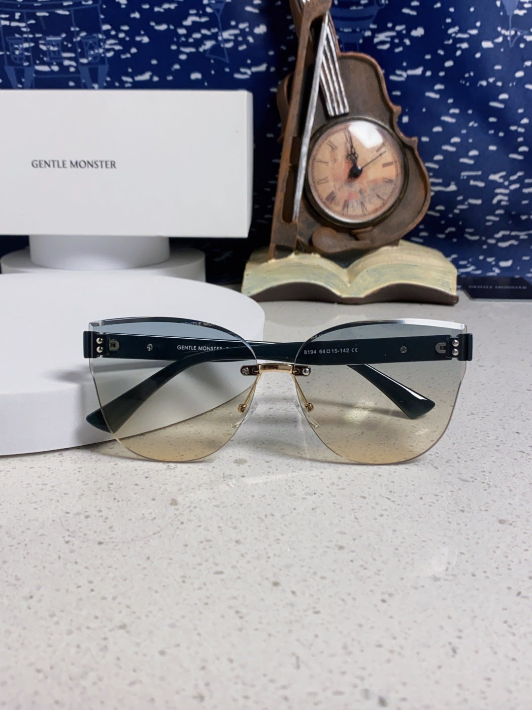 Gentle Monster 8194 Lightweight Rimless Silver Lens Sunglasses for Wo - 372622 - detail image 9