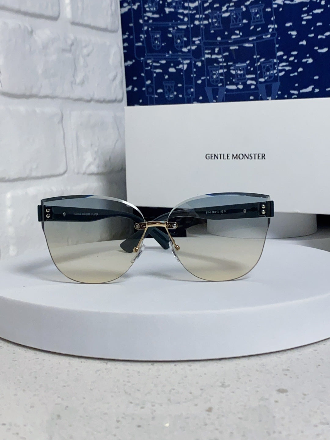 Gentle Monster 8194 Lightweight Rimless Silver Lens Sunglasses for Wo - 372622 - detail image 2