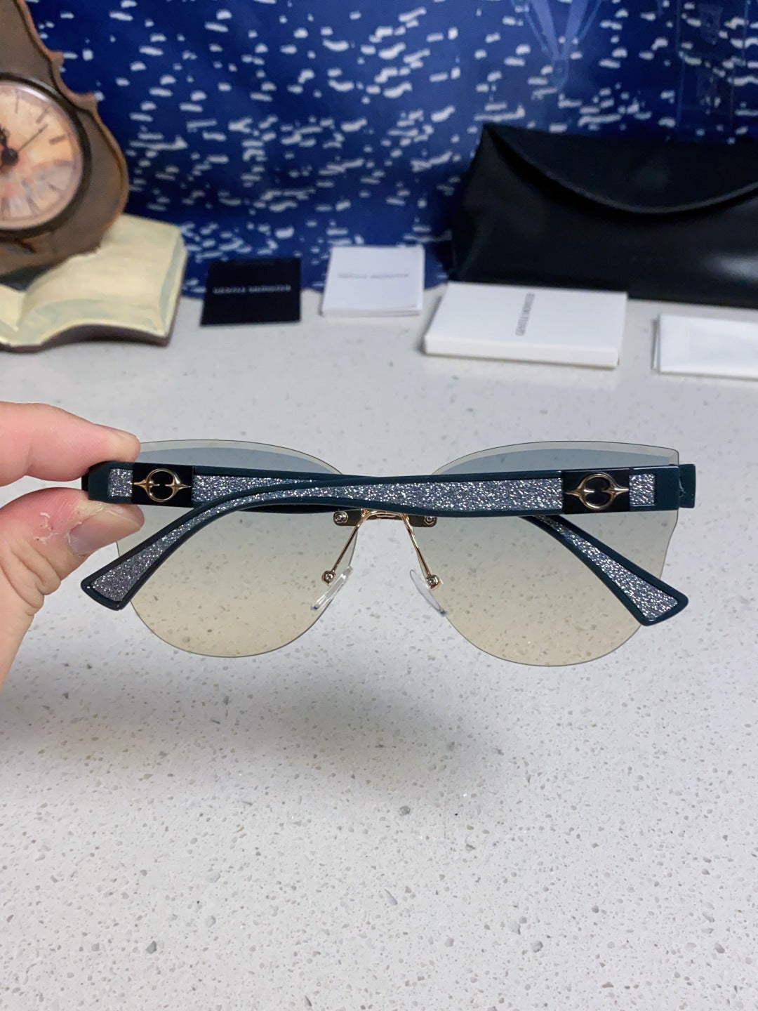 Gentle Monster 8194 Lightweight Rimless Silver Lens Sunglasses for Wo - 372622 - detail image 5