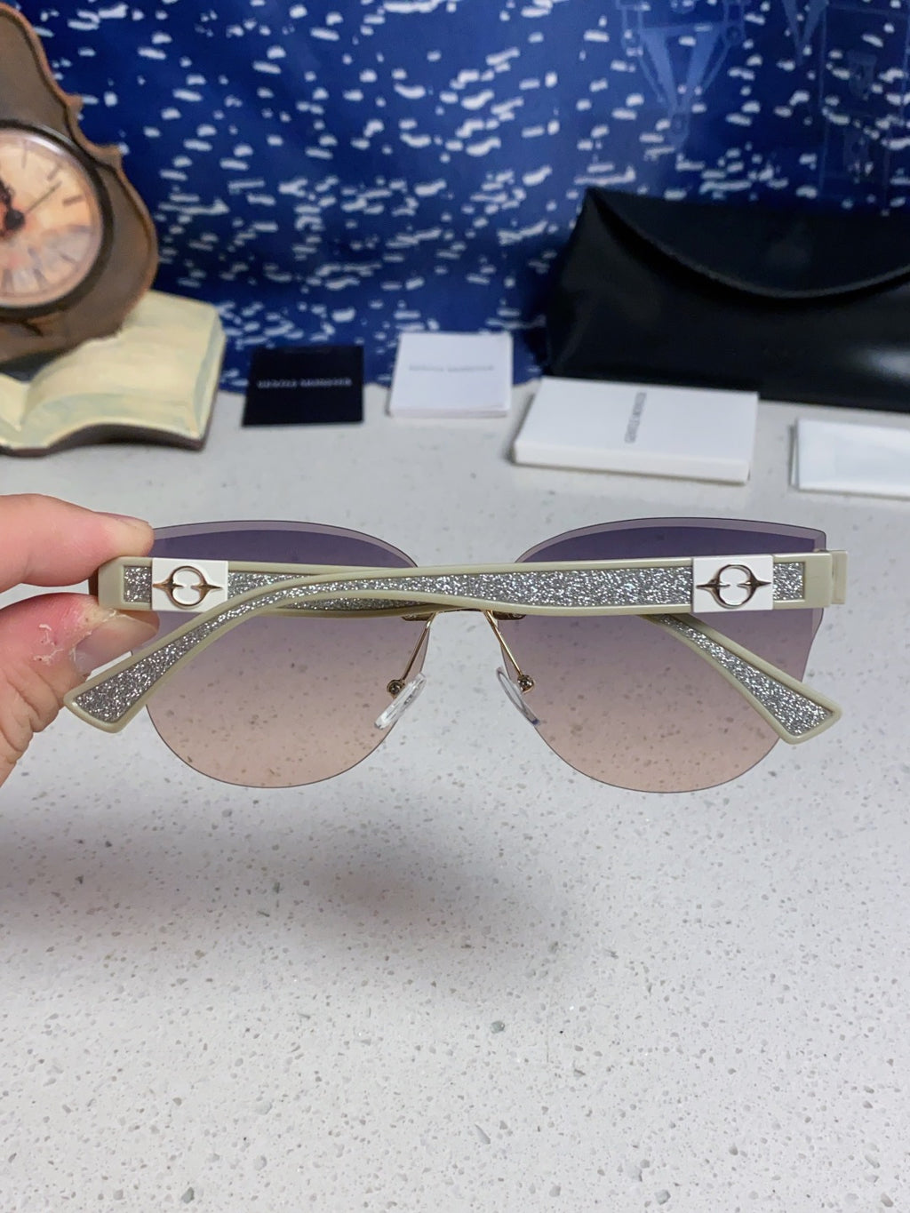 Gentle Monster 8194 Lightweight Rimless Silver Lens Sunglasses for Wo - 935508 - detail image 5
