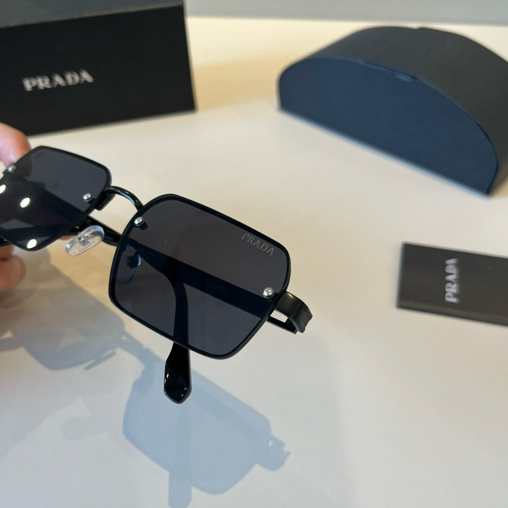 Prada Polarized Fashion Black Lens Sunglasses for Men - 382717 - detail image 6