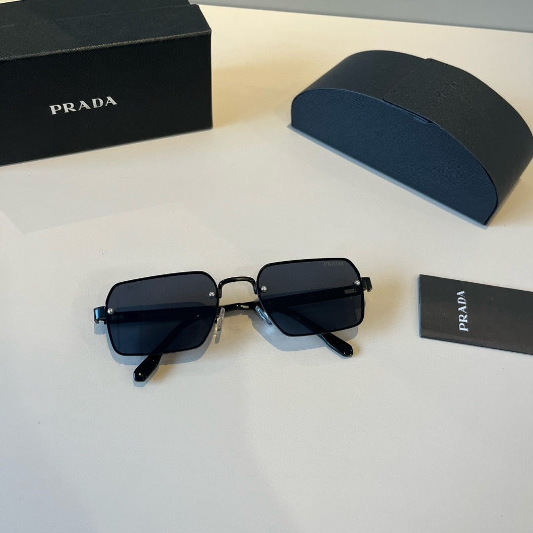 Prada Polarized Fashion Black Lens Sunglasses for Men - 382717 - detail image 4