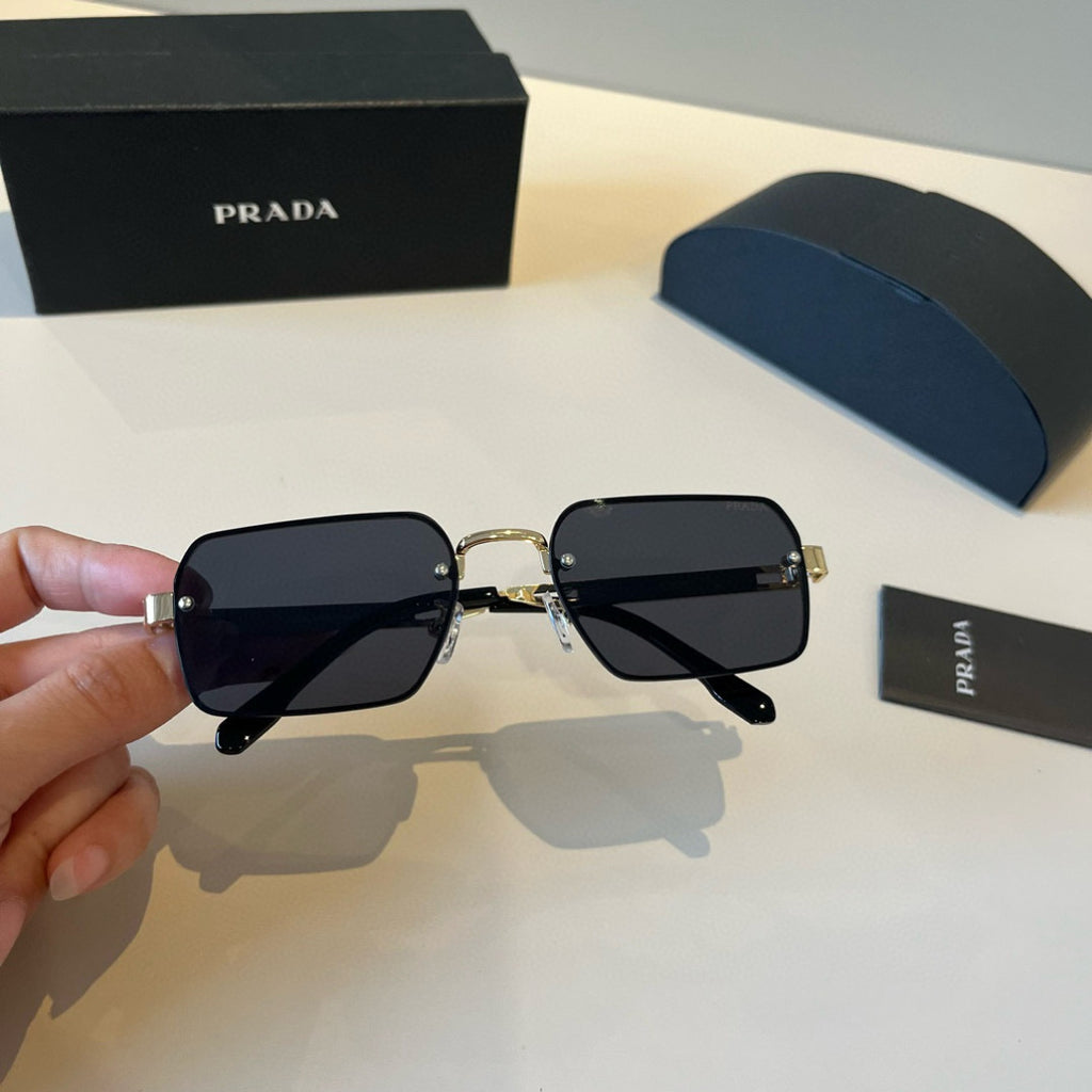 Prada Polarized Fashion Silver Lens Sunglasses for Men - 382718 - detail image 4