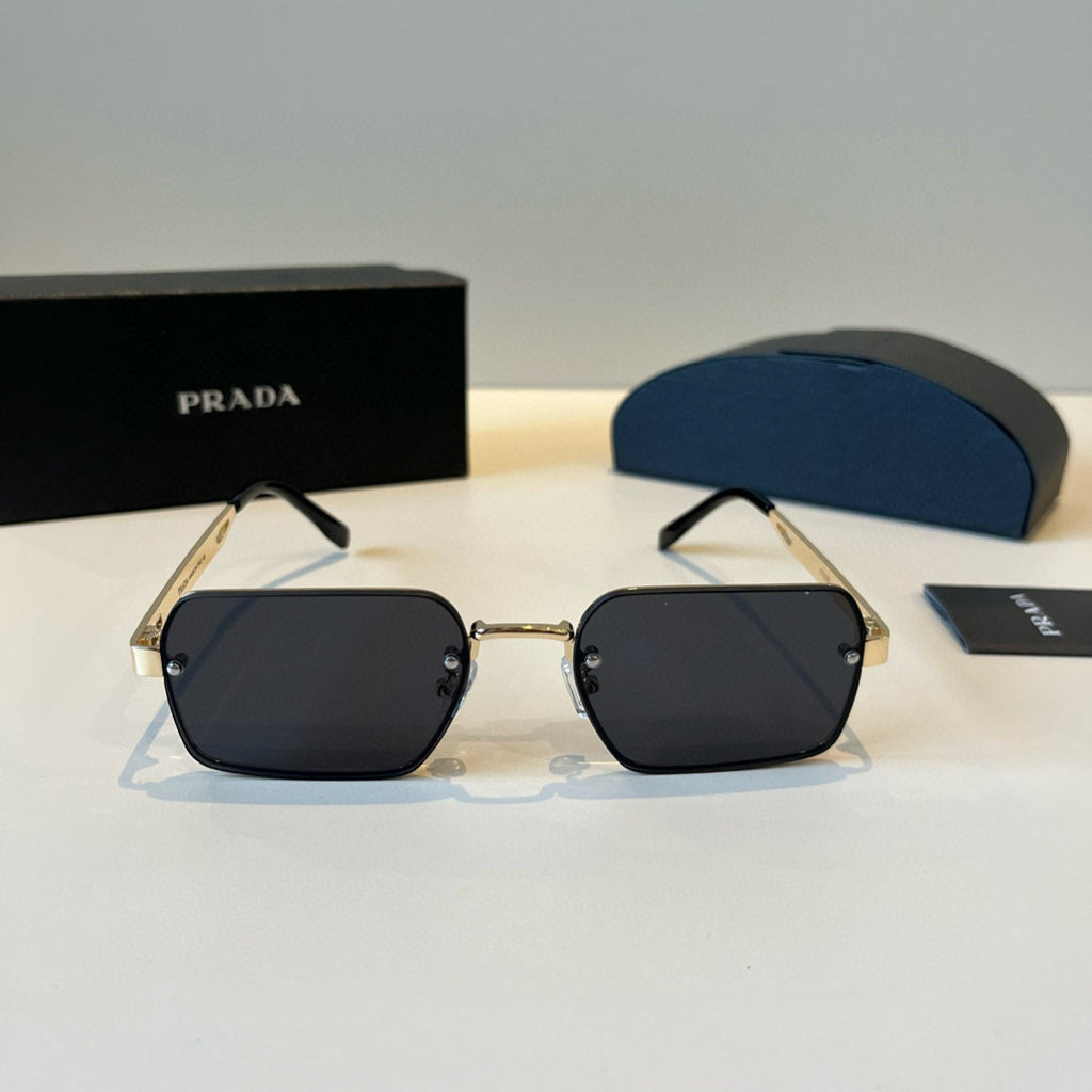 Prada Polarized Fashion Silver Lens Sunglasses for Men - 382718 - detail image 2