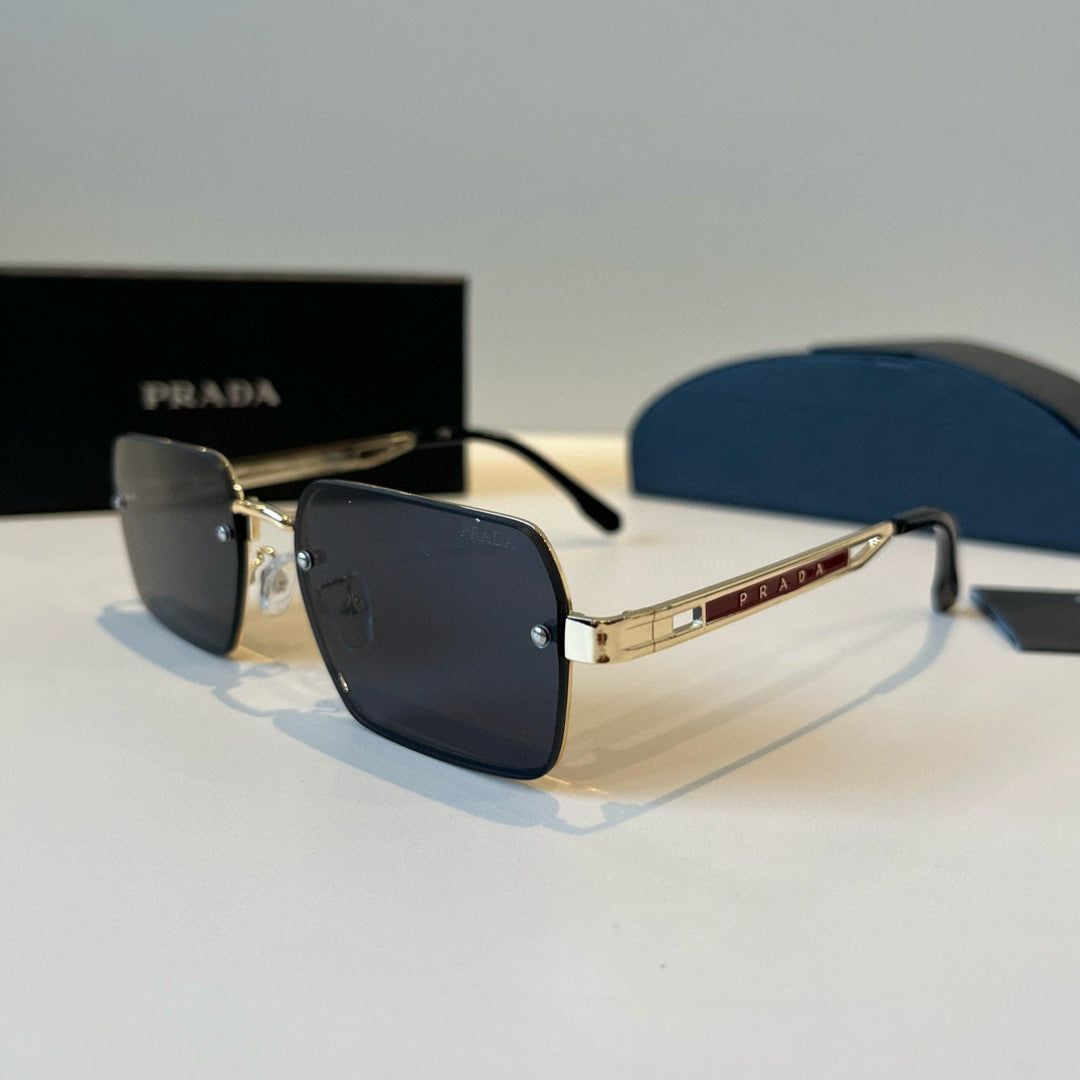 Prada Polarized Fashion Silver Lens Sunglasses for Men - 382718 - detail image 3