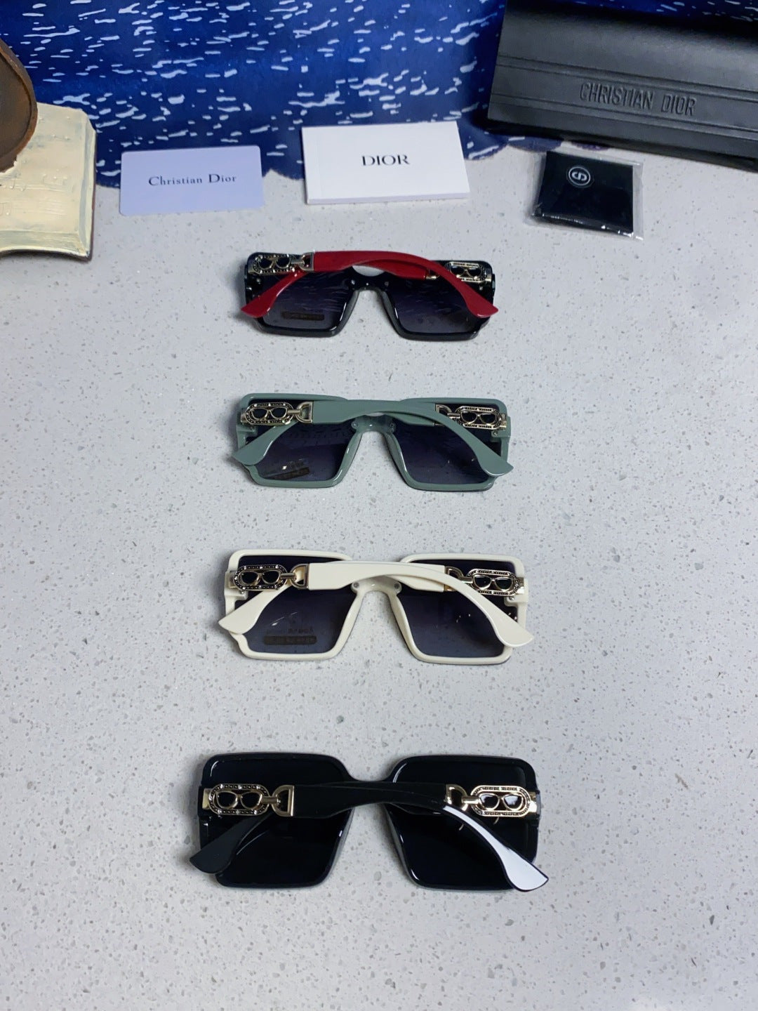 Dior Polarized Fashion Silver Lens Sunglasses for Men & Women - detail image 11