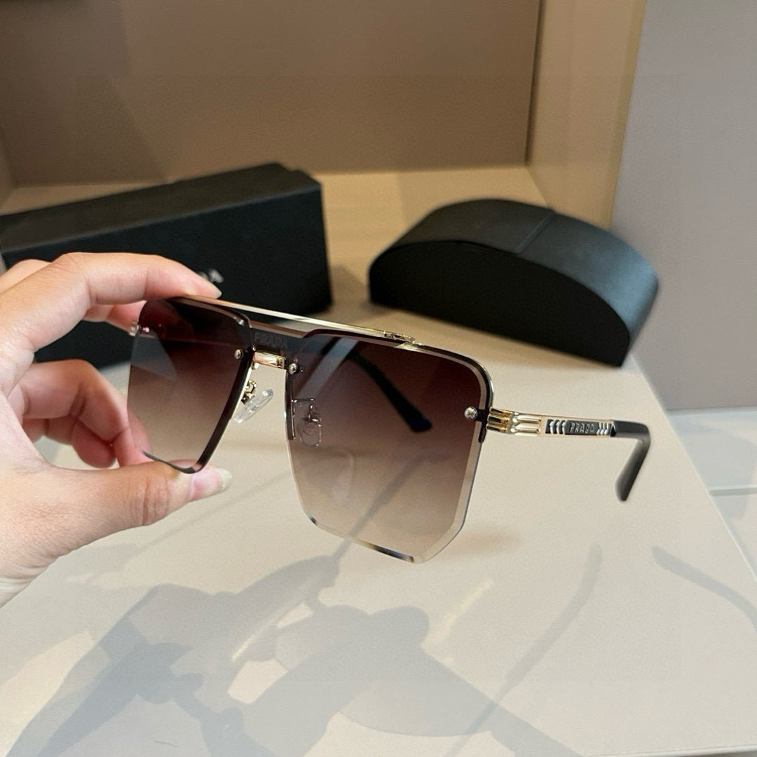 Prada Polarized Fashion Brown Lens Sunglasses for Men - 398905 - detail image 4