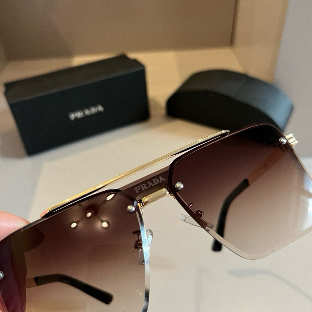 Prada Polarized Fashion Brown Lens Sunglasses for Men - 398905 - detail image 6