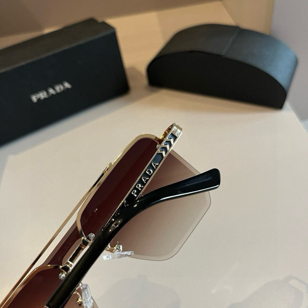 Prada Polarized Fashion Brown Lens Sunglasses for Men - 432076 - detail image 8