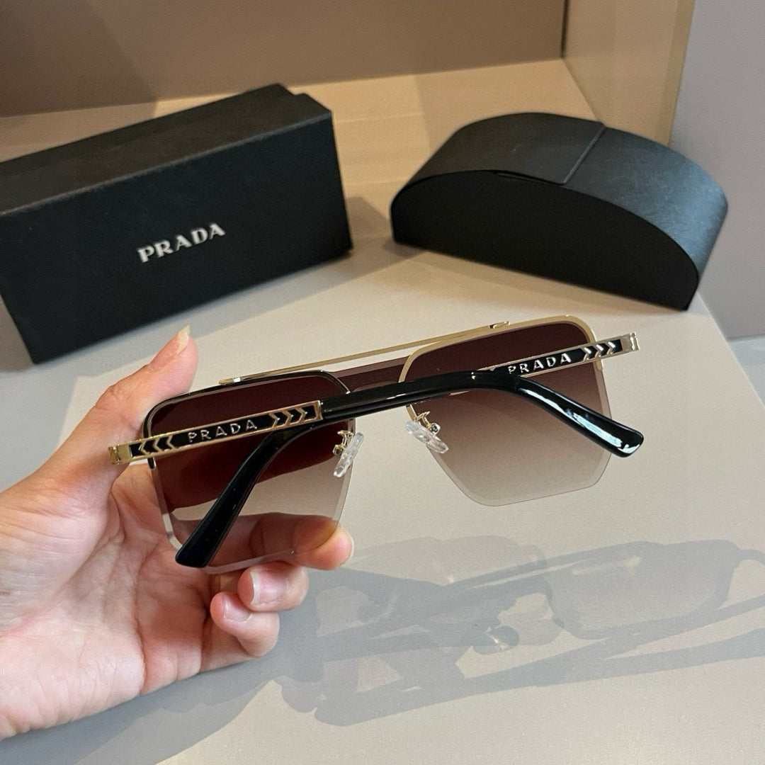 Prada Polarized Fashion Brown Lens Sunglasses for Men - 398905 - detail image 7